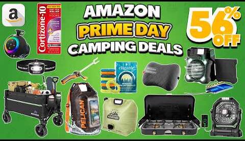 65 Amazon Prime Day Camping Gear Deals 2026 - Mega 56% Discounts!